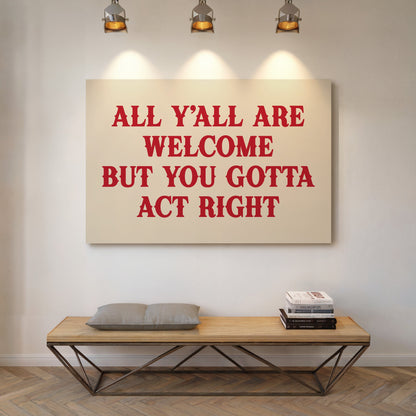 Act Right or Git