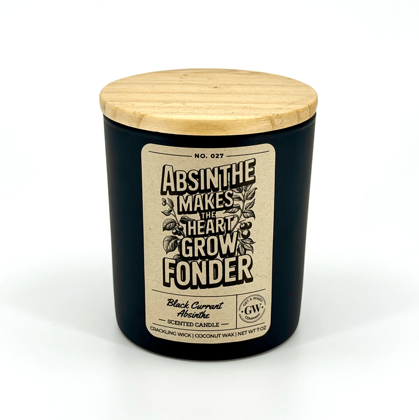 Absinthe Makes the Heart Grow Fonder — Black Currant & Absinthe Candle